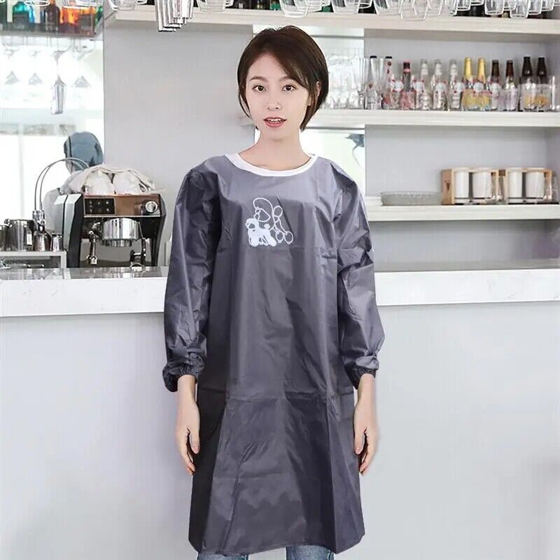 Aprons Long Sleeves Working Clothes Antistatic Waterproof Pet Grooming 58x48x2cm