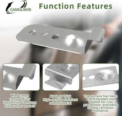 2Pc DD98-01051C Dishwasher Installation Bracket Kit Compatible with Samsung