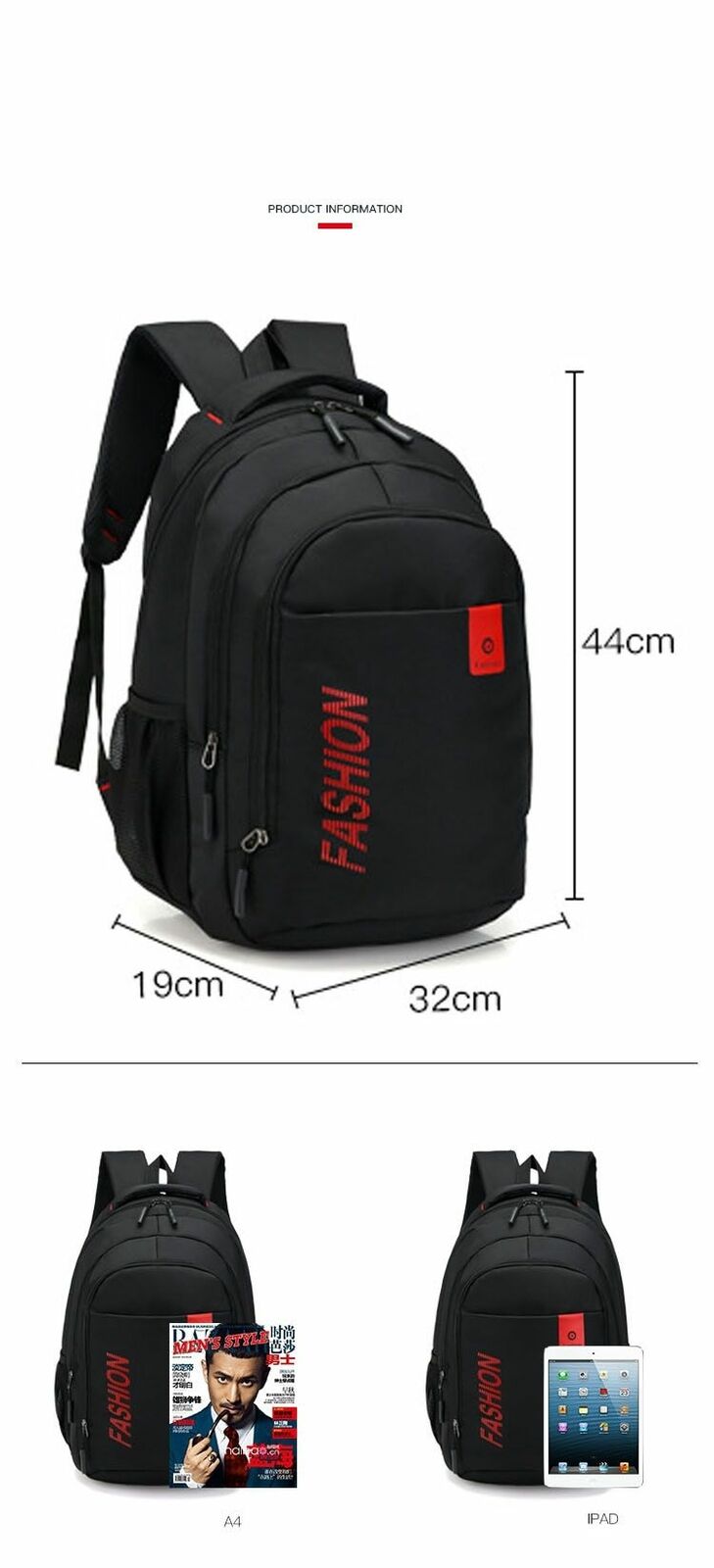 Backpack Teenage Girls Boys Schoolbag High Quality Kids Baby's School Bag Zipper
