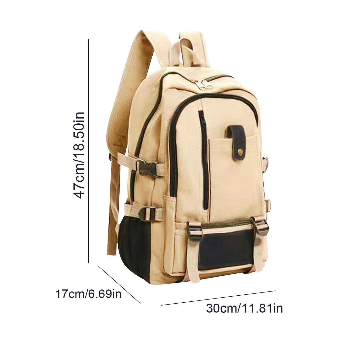 Men Women Travel Backpack Rucksack Camping Laptop Hiking School Book Bag