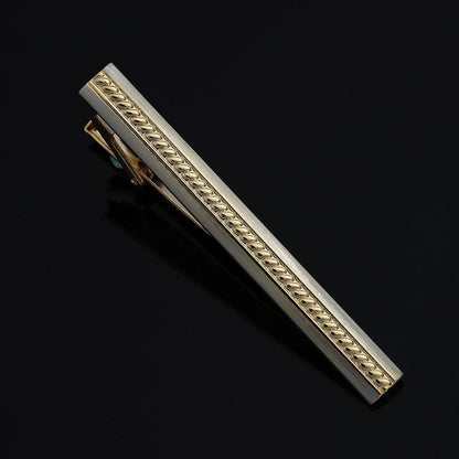 Men Business Necktie Clips 5.5cm Metal Ties Classic Simple Fashion Clasp Jewelry