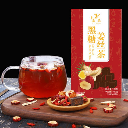 150g Brown Sugar Shredded Ginger Tea Goddess Replenish Qi Blood Health Tea Bag