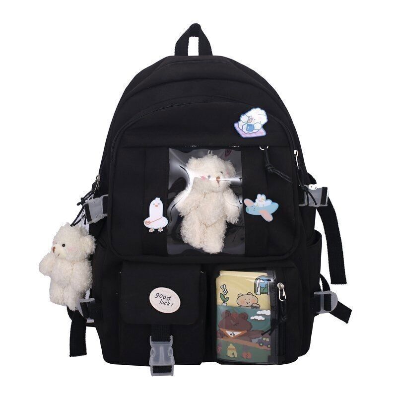 Women Backpack Nylon Female Schoolbag College Backpacks Travel Book Bags