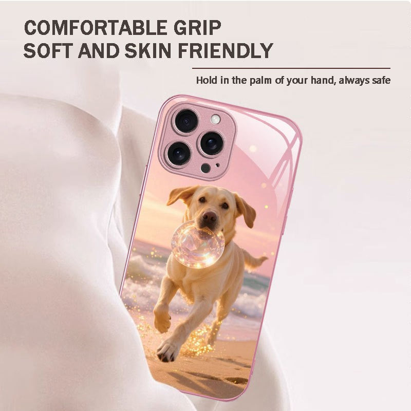 For iPhone17 Pro Max/16/15Plus/XS Max Spray-Painted Shockproof Phone Case