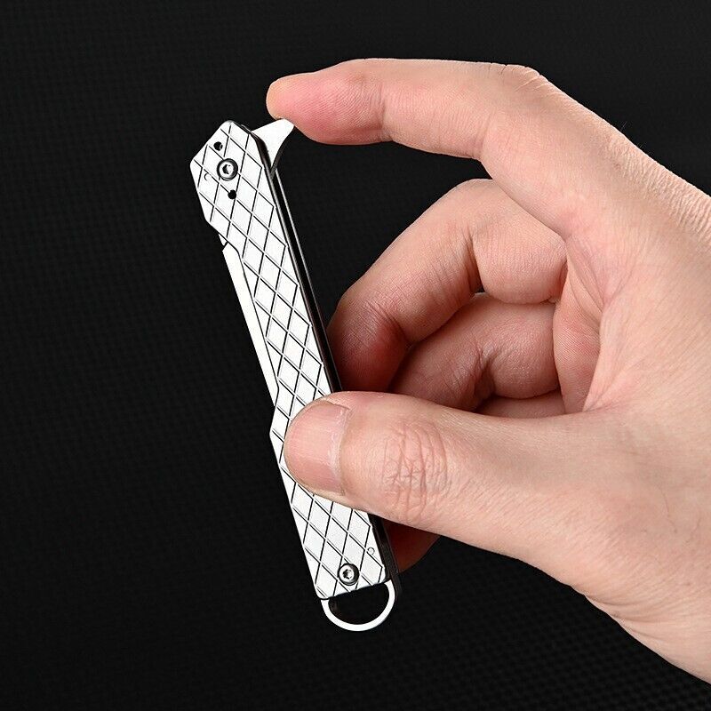 Stainless Steel Pocket Utility Folding Knife #60 Scalpel Blades Outdoor EDC Tool