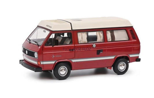 for Schuco for T3a for WESTFALIA Camper rot Bus red 1:18 Car Pre-built Model