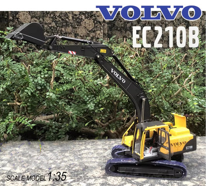 1:35 VOLVO EC210B Crawler Hydraulic Excavator Construct Machine Diecast Model