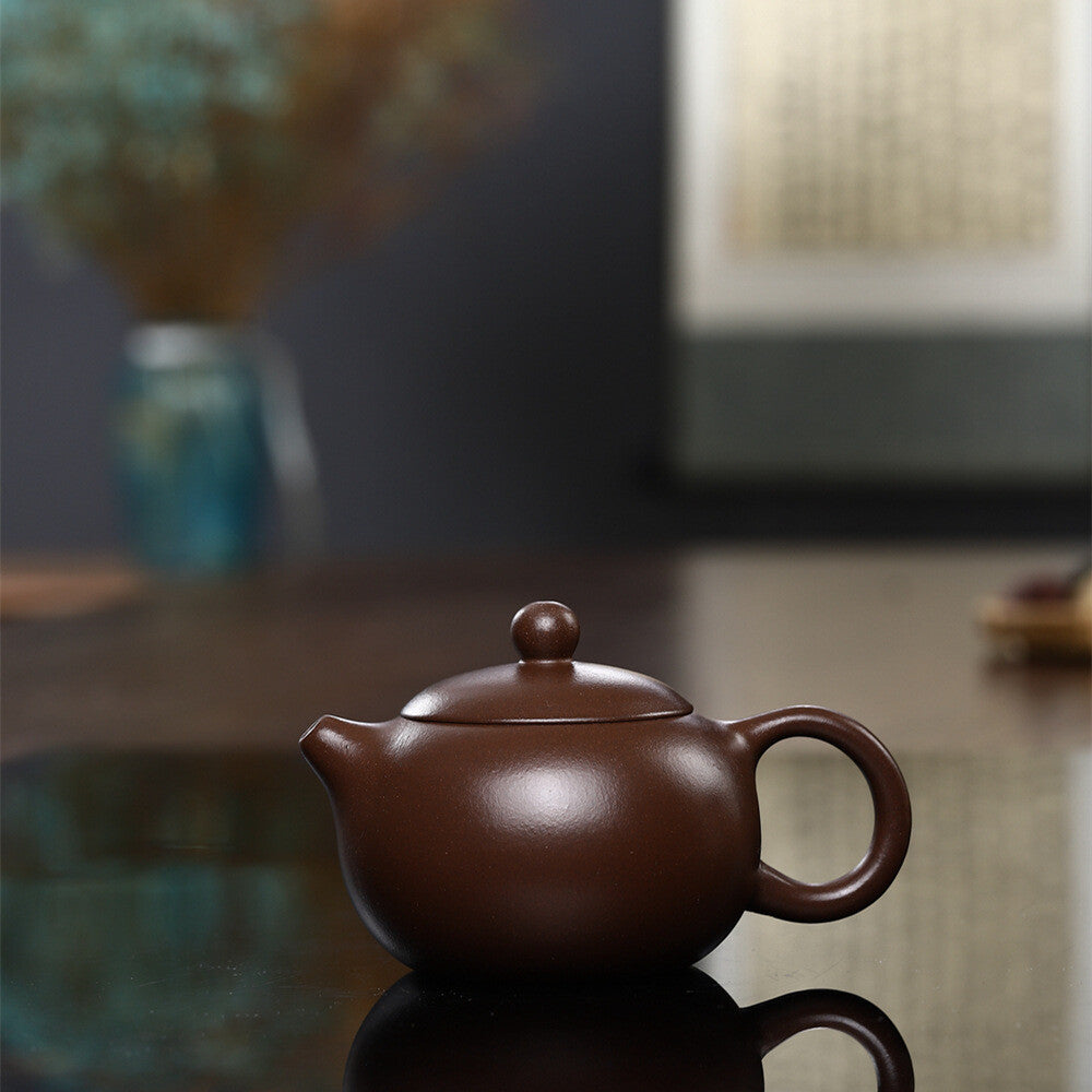 Sold At A Loss True Yixing Zisha Purple Clay Tea Pot Marked 6.8oz Xishi Pot New