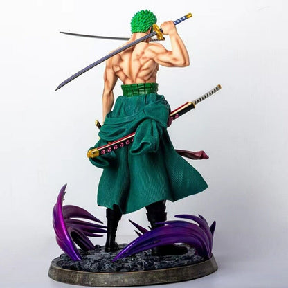Anime One Piece Gk Roronoa Zoro PVC Action Figure Model Statue Toy Double Head