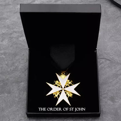 New Order of St. John in Jerusalem UK Knights Commander's Cross Medal W Box