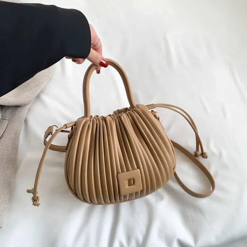 Crossbody Bag Women Shoulder Handbag Female Tote Bag PU Bucket Bag