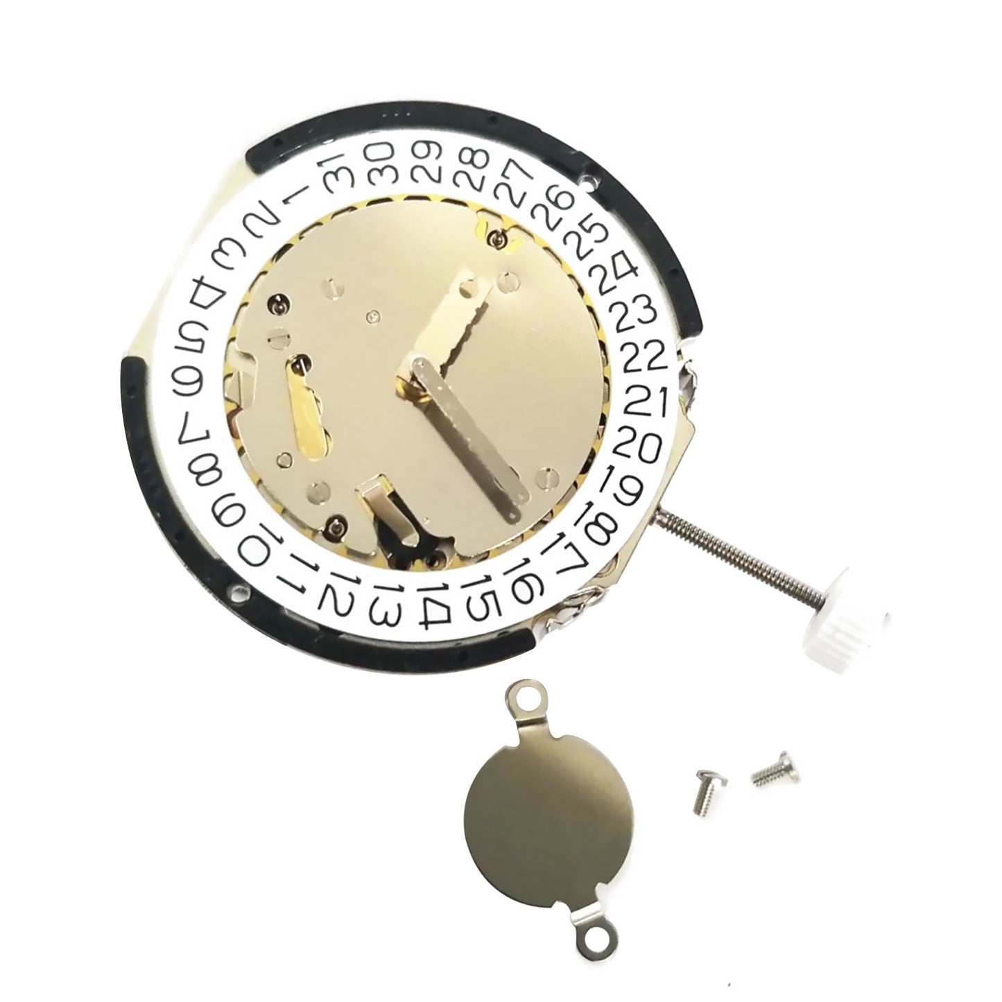 5 Jewels Date at 3 Quartz Chronograph Watch Movement 3 Hands For Ronda 3540.D