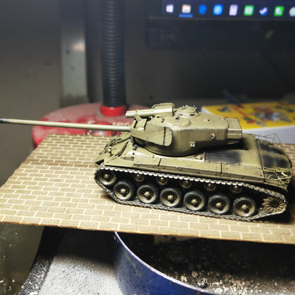 3D Printed 1/72 American Super Pershing Tank Finished Product