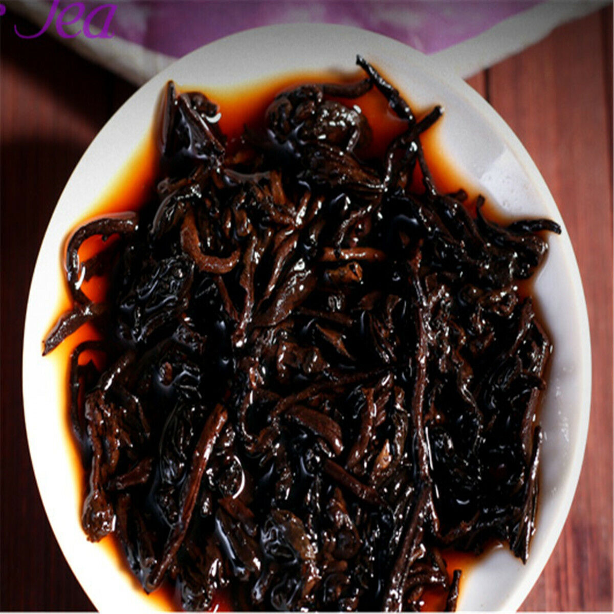 357g Yunnan Purple Bud Puer Old Tree Pure Material Black Tea Pu-Erh Tea Ripe Tea