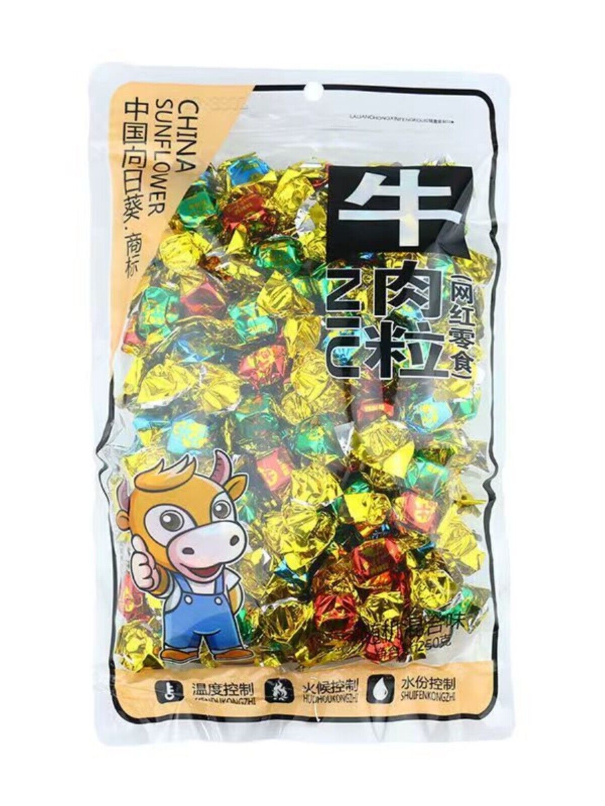 向日葵牛肉粒即食香辣休闲零食 Sunflower Beef Granule Instant Spicy Casual Snack