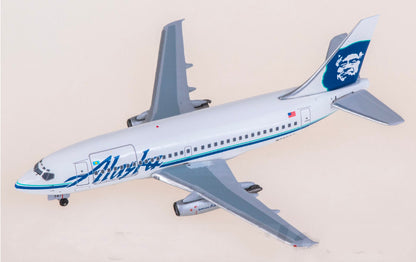 1:400 NGmodels Alaska Airlines B737-200 N747AS Passenger Diecast Plane Model