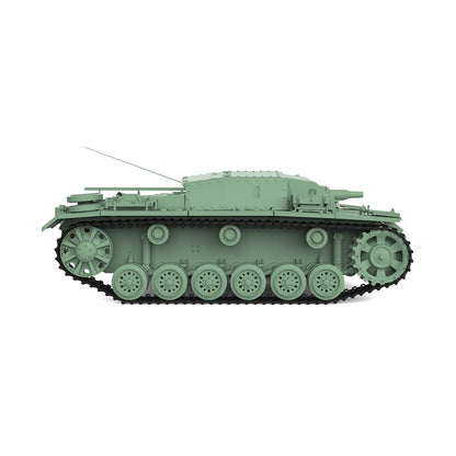 SSMODEL SS87718 1/87 HO Scale Railway Military Model Kit StuG.III Ausf.B