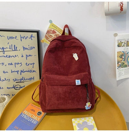Backpack Student Schoolbags Fashion Simple Teenage Girls Travel Backpack