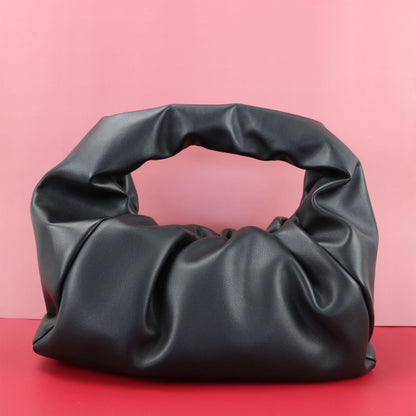 Pouch Genuine Soft Leather Cloud Bag Handbag Purse Clutch Dumpling Shoulder Bags