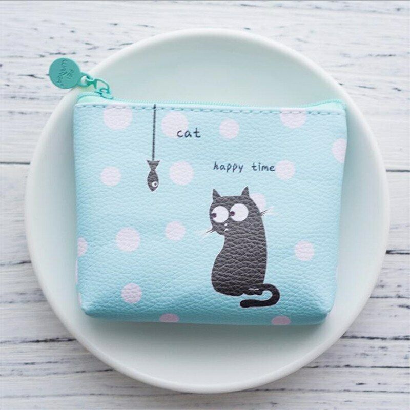 Women's Wallet Small Coin Pouch Bag Female Purse PU Leather Mini Money Key Card
