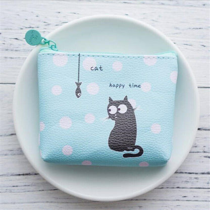 Women's Wallet Small Coin Pouch Bag Female Purse PU Leather Mini Money Key Card