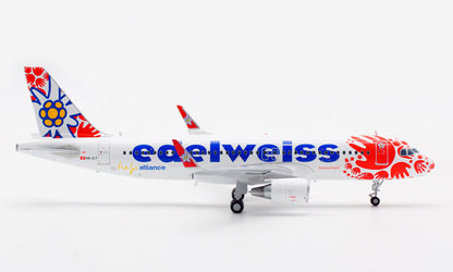 1:200 JC Wings edelweiss AIRBUS A320 Passenger Airplane Diecast Aircraft Model
