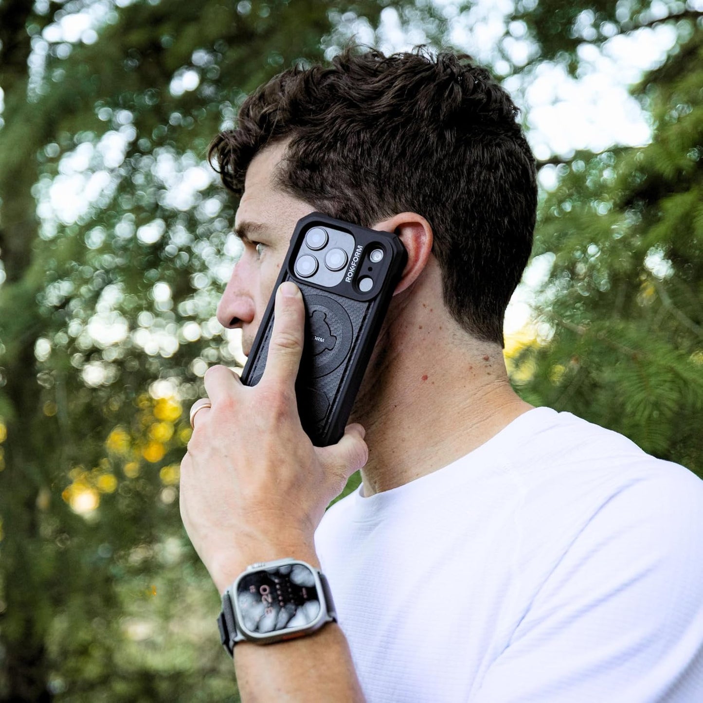 Rugged Case Compatible with Iphone 17 Pro, Magnetic Cover (Black)