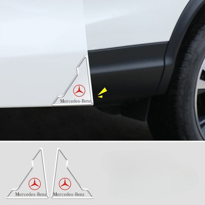 2-piece car door corner anti-collision strip transparent protective tape
