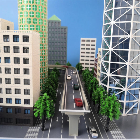 1/300 Scale Railway Station Scene Building City High-Rise Building Model Toy