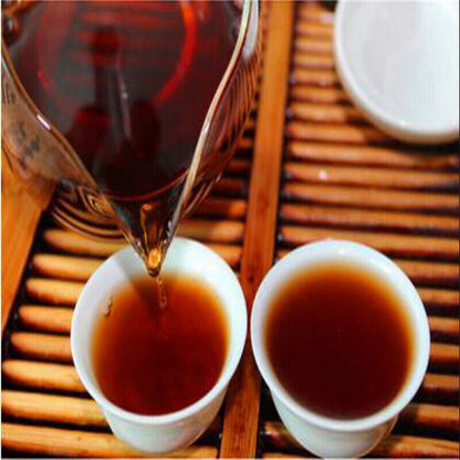 Pu-Erh In Iron Box Health Care Black Tea Small Square Brick Tea Natural 250g