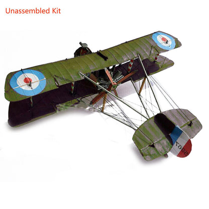 1:33 British Airco DH.2 Biplane Jet Paper Model Unassembled Military Collection