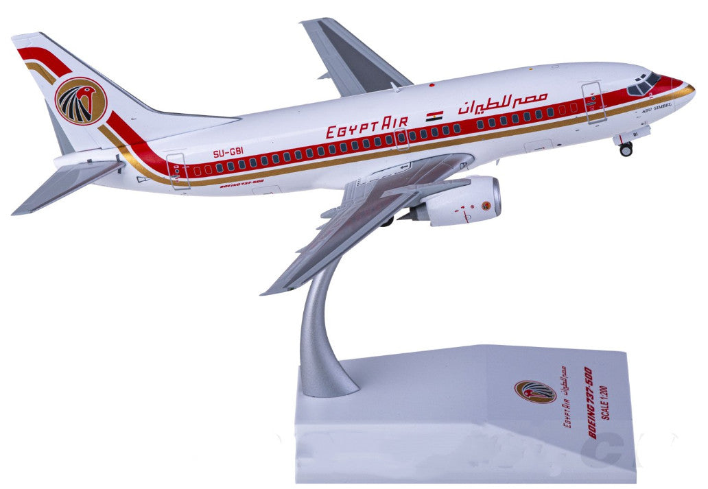 1:200 JC Wings EgyptAir BOEING 737-500 Passenger Airplane Diecast Aircraft Model