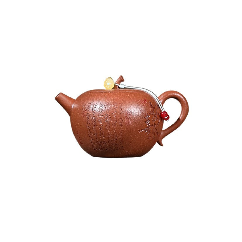 6.8oz Handmade Tea Pot Real Yixing Zisha Jiangpo Clay Master Kungfu Tea Pots New