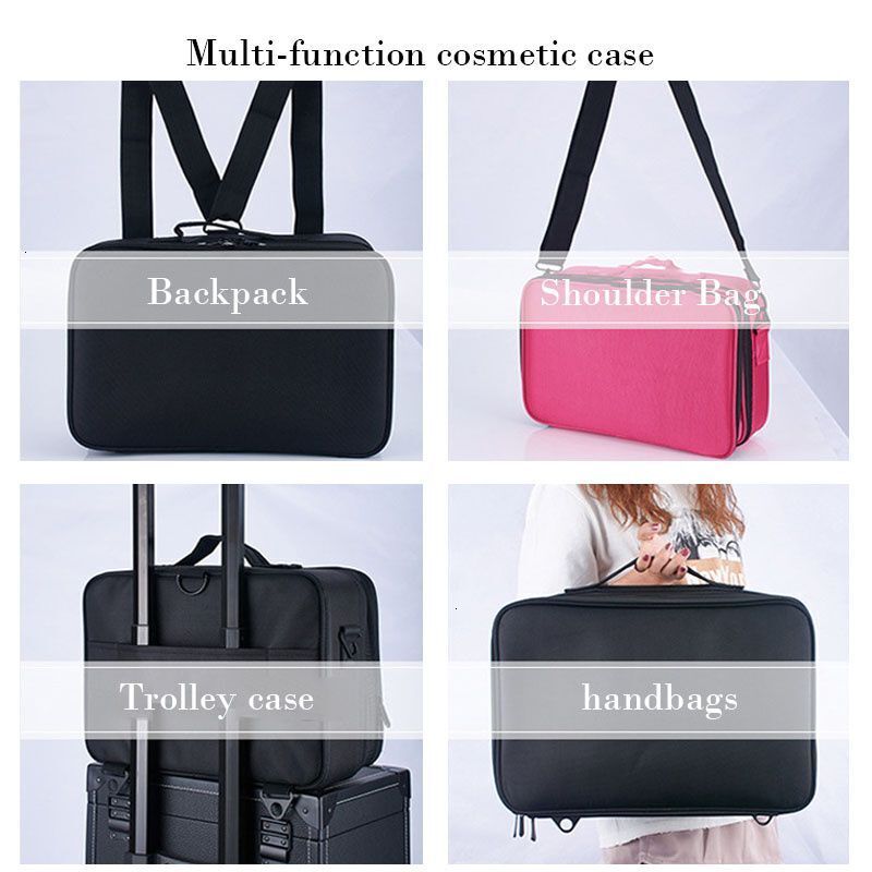 Makeup Cosmetic Bag Waterproof Case Organizer Large Storage Traveling Pouch Bags