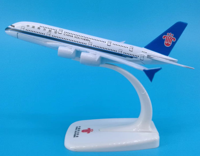 16cm CHINA SOUTHERN AIRBUS A380 Passenger Airplane Diecast Aircraft Plane Model