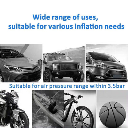 Car Tire Air Compressor Portable Electric Air Pump 12V Inflator Car LED Light