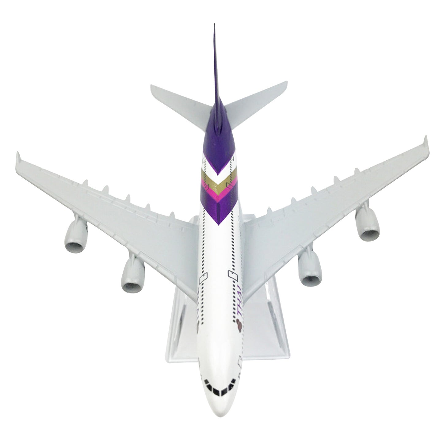 1:400 16cm A380 Thailand Airlines Alloy Plane Model Civil Airliner Ornaments