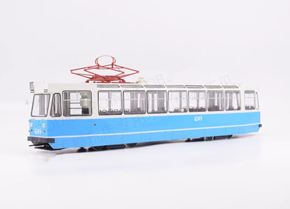 1:43 SSM LM-68 Leningrad Tram City Public Transport Passenger Car Diecast Model