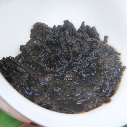 Pu'er Ripe Tea Cake 357g/12.59oz Old Ripe Tea 0638 Aged with Jujube Aroma