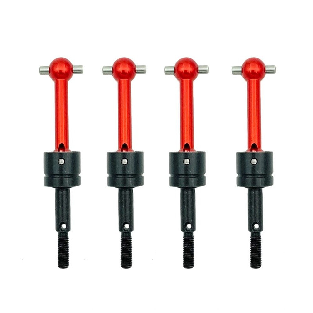 4pcs New Red Aluminum Drive Shaft Set for Tamiya TT-01 TT-02 Type RC Car A