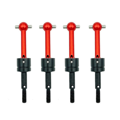 4pcs New Red Aluminum Drive Shaft Set for Tamiya TT-01 TT-02 Type RC Car A