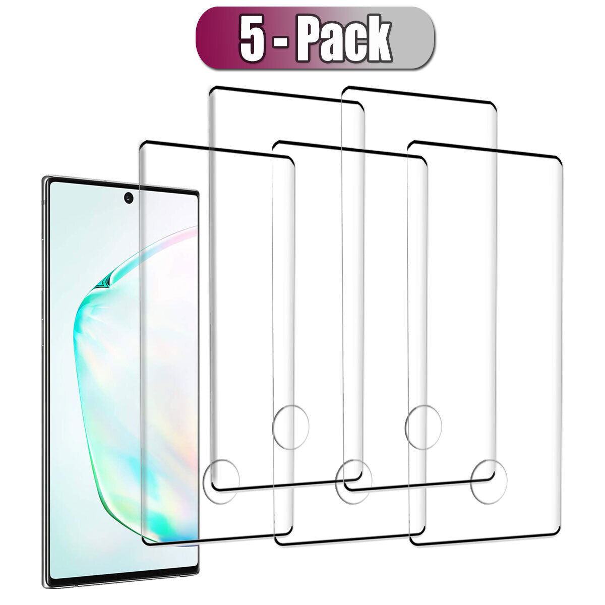 For Samsung Galaxy Note10/Note10+ 5G Full Cover Tempered Glass Screen Protector
