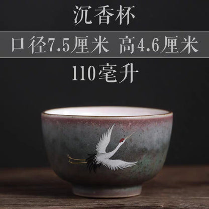 1pc Ceramic Cup Porcelain Personal Single Pottery Tea Cups Tea Set
