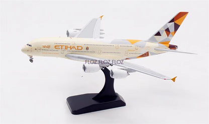 for Aviation for Etihad Airways for Airbus A380 A6-APA 1:400 plane Pre-built