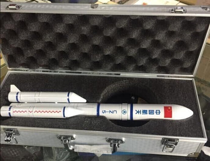 1:150 45CM China Long March CZ-5 Carrier Rocket Diecast Aerospace Model