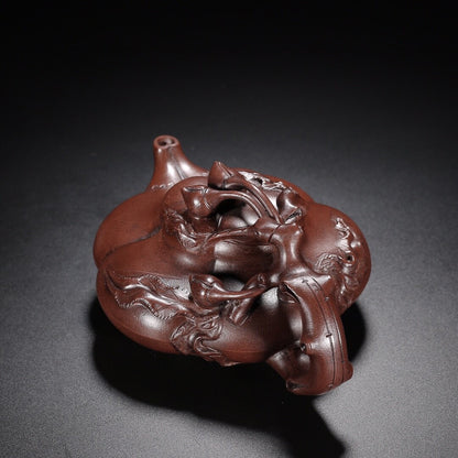 Chinese Yixing Zisha Clay Handmade Exquisite Teapot