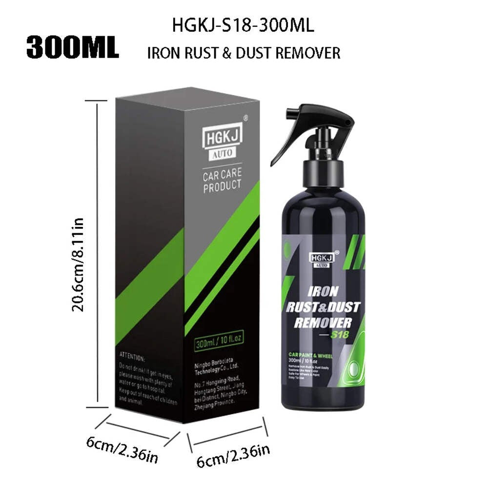 Car Iron Rust & Brake Dust Remover – Paint Safe