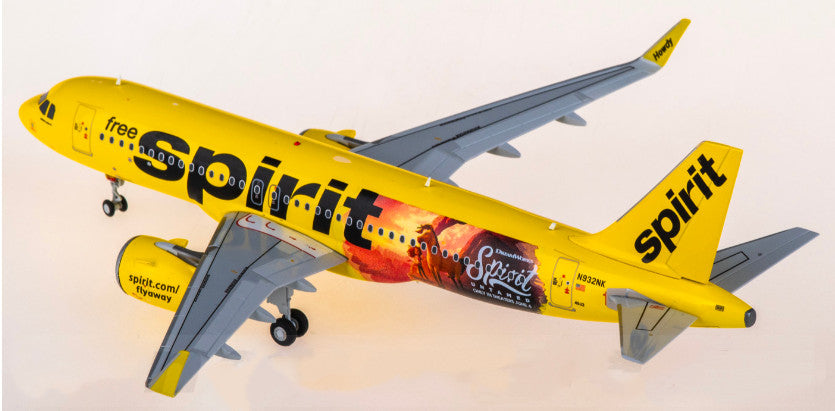 1:200 JC Wings Spirit Airlines Airbus A320neo Airplane Diecast Aircraft Model