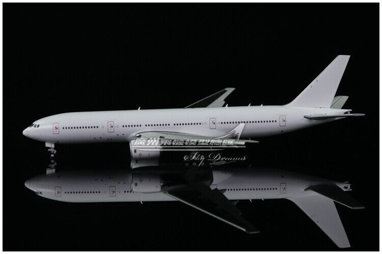 1:400 JC Wings BOEING 777-200 Passenger Blank Airplane Flap Down Diecast Model
