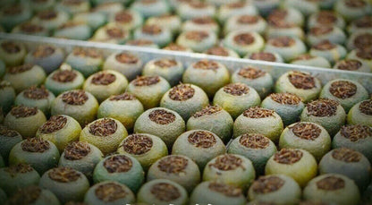 China Peel ChenPi Citrus favoured Little Green Mandarin Orange Pu'er Tea cake